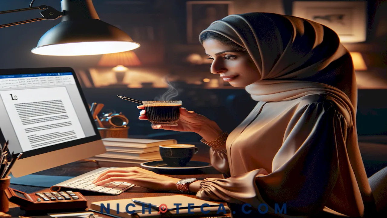 Cómo redactar emails promocionales efectivos para eventos "Imagen de una persona redactando un email promocional en su computadora para un evento."